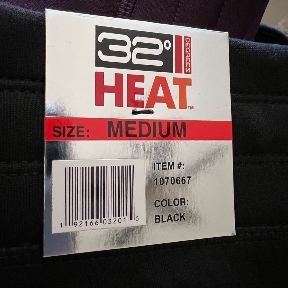 New-32 Degrees Draw String Closure, Pockets, Tech Fleece Jogger Pants BLACK MD - Picture 9 of 13